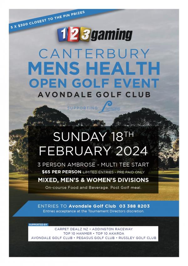 Canterbury Mens Health Golf 24 Poster page 0001