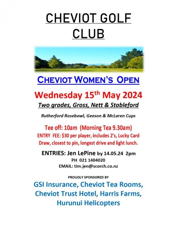 Cheviot Womens Open