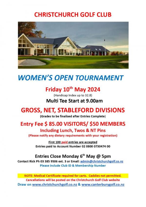 Christchurch Womens Open