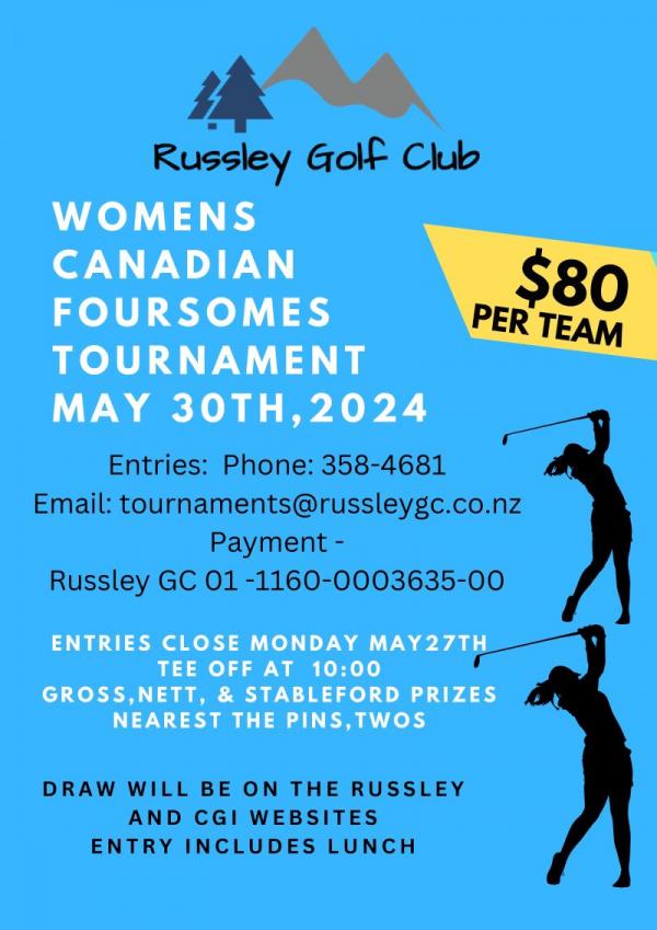 Russley Womens Can Foursomes