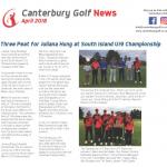 Canterbury Golf Newsletter April 2018 Cropped