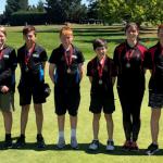 Junior Foursomes 9 Hole Winners 2020 Selwyn Hub Blue Runners up Weedons Red LR