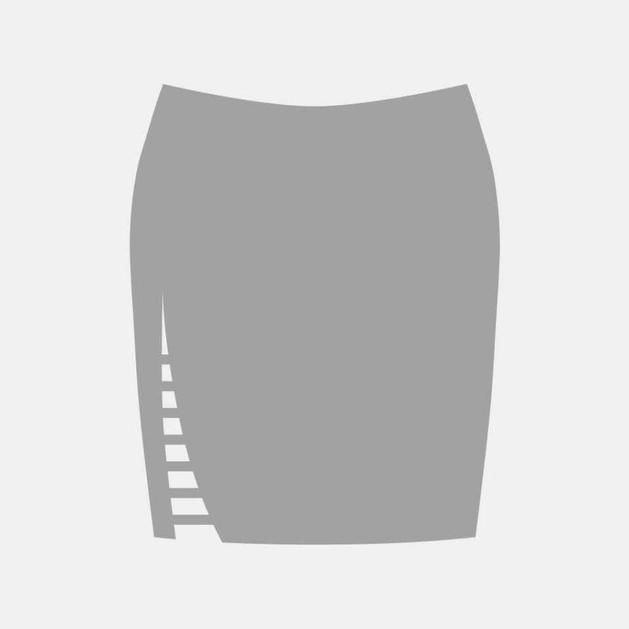 Front slit skirt