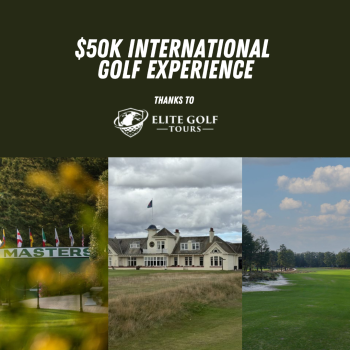 $50k international golf experience