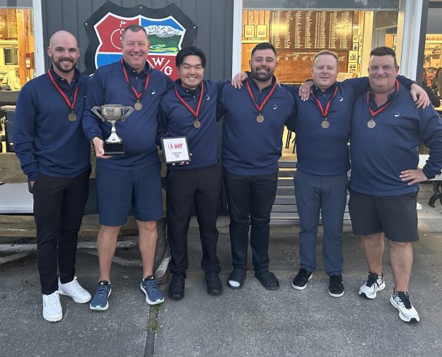 Kaikoura Cup Winners (Jonathan Ritchie, Yuki Miya, Dewet Nortje, Phil Stephens, Mike Taylor)